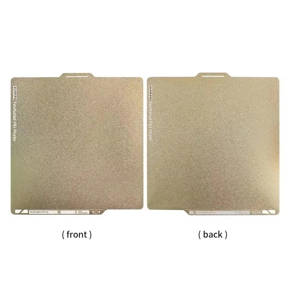 257x257mm Build Plate For Bambu Lab X1/P1P/P1S Texture Double Sided PEI Spring Steel Sheet For Bamboo Lab 3D Printer Accessories