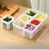 Refrigerator Box, Draining and Preservation Storage Box, Dish Preparation Box, Scallion Draining and Preservation Box, Kitchen