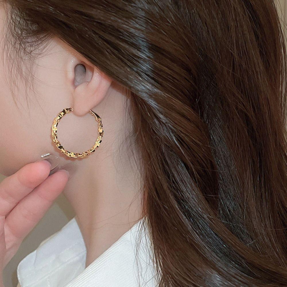Крючок Пирсинг Круглые Серьги-Кольца Украшения Для Ушей Аксессуары Круглые Серьги Женские Подарки