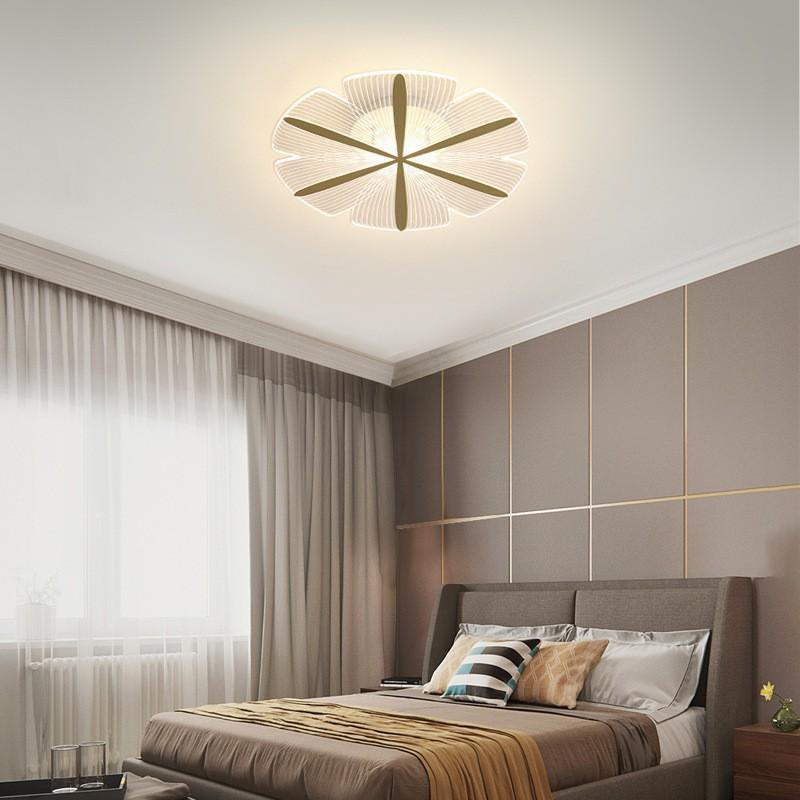 Acrylic Petal Lamp LED Modern Simple Ceiling Lamp Personality Creative Bedroom Lamp Children's Princess Room Light
