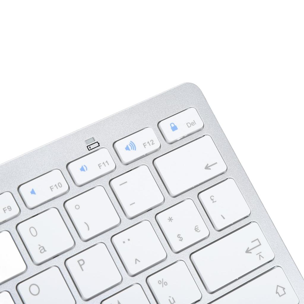 Беспроводная Bluetooth-клавиатура, немецкая, французская, испанская, итальянская, англоязычная двуязычная клавиатура, ультратонкая беспроводная Bluetooth-клавиатура для ПК и ноутбука