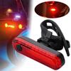 USB Rechargeable LED Bike Tail Light Bright Bicycle Rear Cycling Safety Flashlight For Night Riding Lighting Back Bicycle Tailli