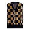 Fred Perry Men's Checkerboard Knitted Sweater Vest