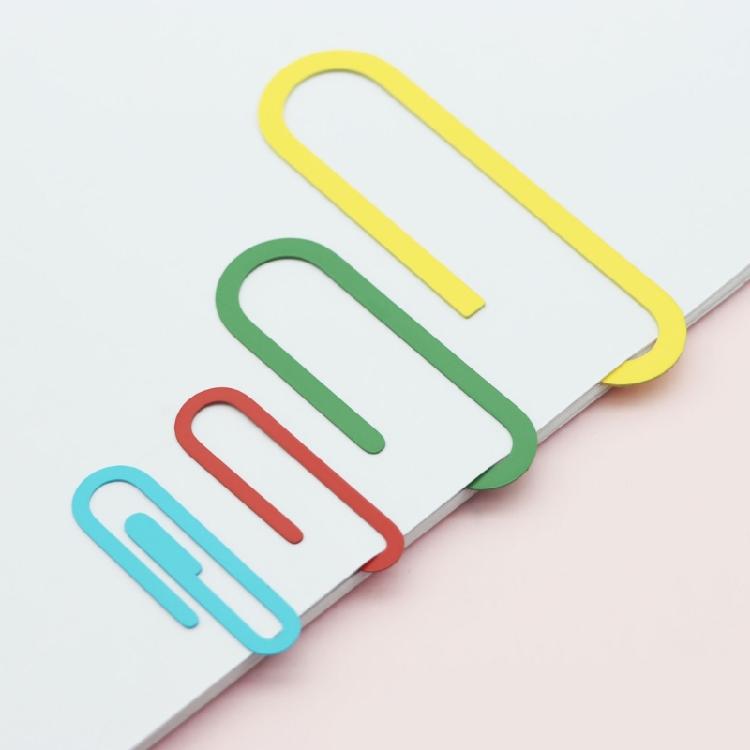 8 шт. Увеличенные пастельные бумажные зажимы Гладкие металлические зажимы Многоцелевые помощники
