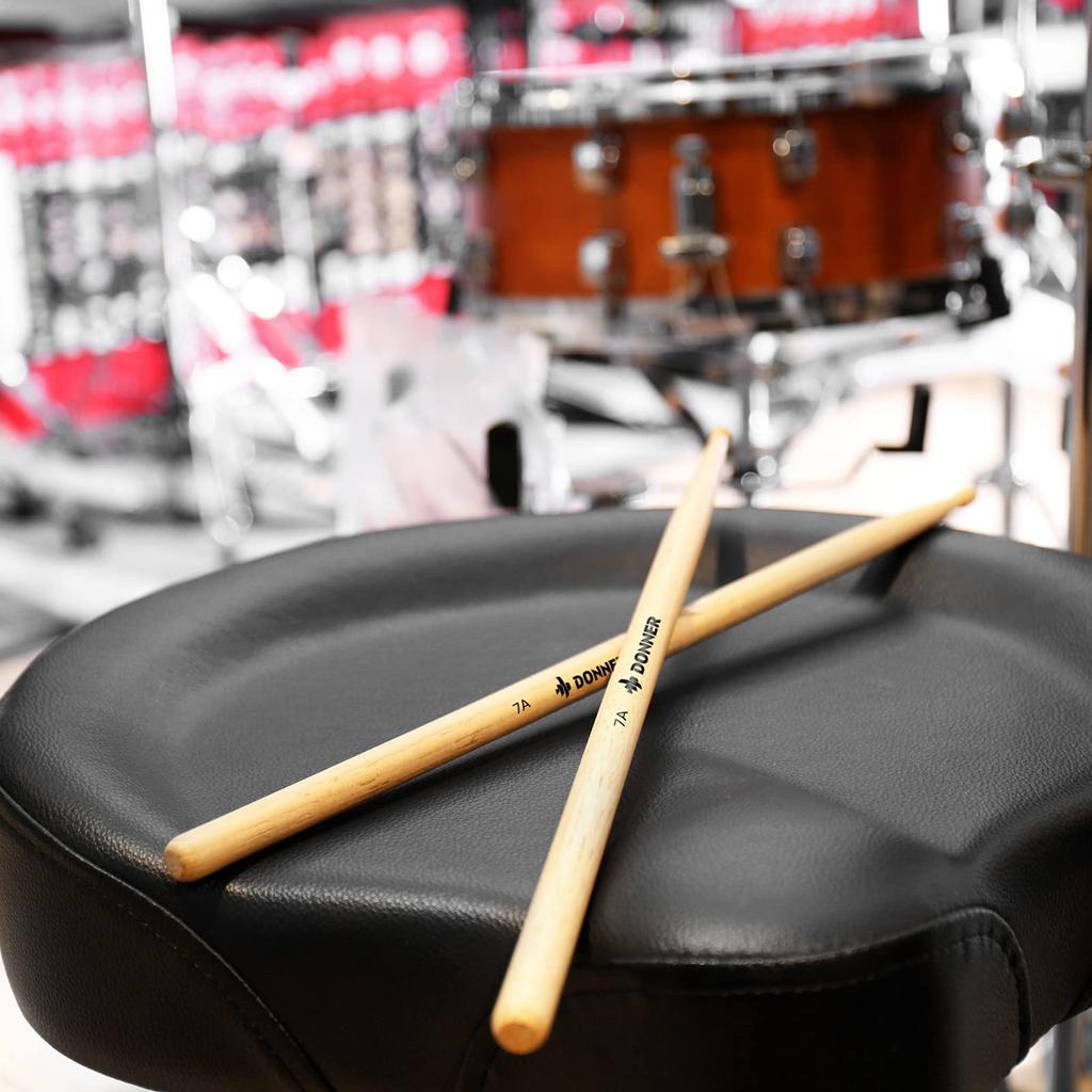 Доннер Барабанный Трон Регулируемый Барабанный Табурет Стул Мягкий Стул Мотоциклетный Стиль