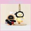 Cute Plush Duck Keychain Adorable Cartoon Duckling Keyring Soft Toy Accessory For Bags