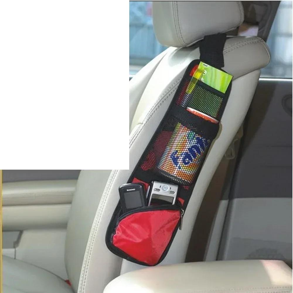 Car Seat Side Organizer, Automobile Seat Storage Hanging Bag, Truck Multi-Pocket Drink Holder, Mesh Pocket Car Seat Phone Amagi