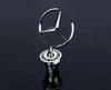 44mm 3D Metal Chrome Black Car Front Hood Emblem Bonnet Logo For Mercedes Benz C E S Class W204 W212 W220 W210 W221 Accessories FU3