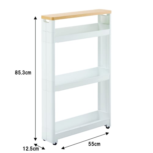 Fudo Giken Smart Wagon Fit WT55-4 Shelf, Dimensions: 12.5cm W X 55cm D X 85.3cm H