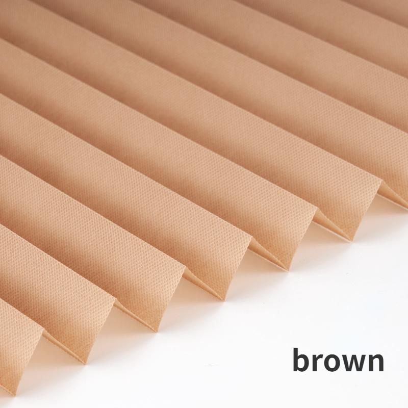 Нетканый материал плиссированные жалюзи зебра самоклеящиеся жалюзи затемняющие шторы для спальни гостиной балкона офис декор