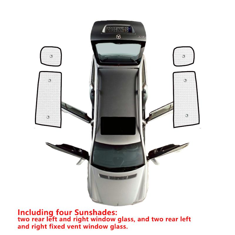 Полный солнцезащитный козырек для автомобиля Mazda 5 Mazda5 CR Premacy Ford i-Max 2005 2006 2007 2008 2009 Автоаксессуары Наклейки-парасоль Солнцезащитный козырек