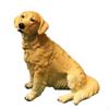 62KD Животное Пластик Золотистые ретриверы Домашнее украшение Сделай сам Реалистичный Искусственный Ручная роспись Коллекция для взрослых Ремесло Игрушка для заднего двора