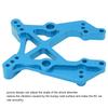 RC Alloy Front Shock Tower Aluminum Alloy High Strength Shock Absorbing RC Car Accessories for ECX 2  1Celsius10 RC Cars