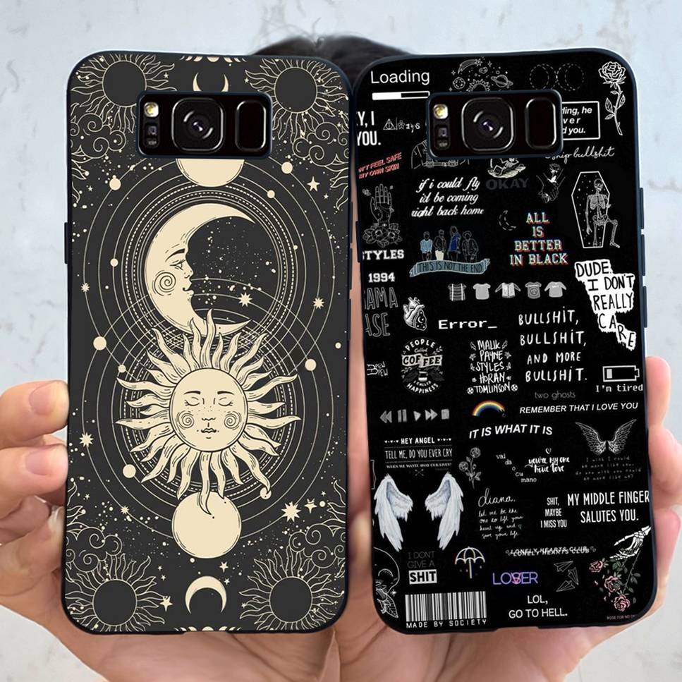 For Samsung Galaxy S8+ 6.2" Case Space Planet Cute Cat Soft Silicone Cover For Samsung S8+ S8 Plus S8 Bumper Phone Case Fundas