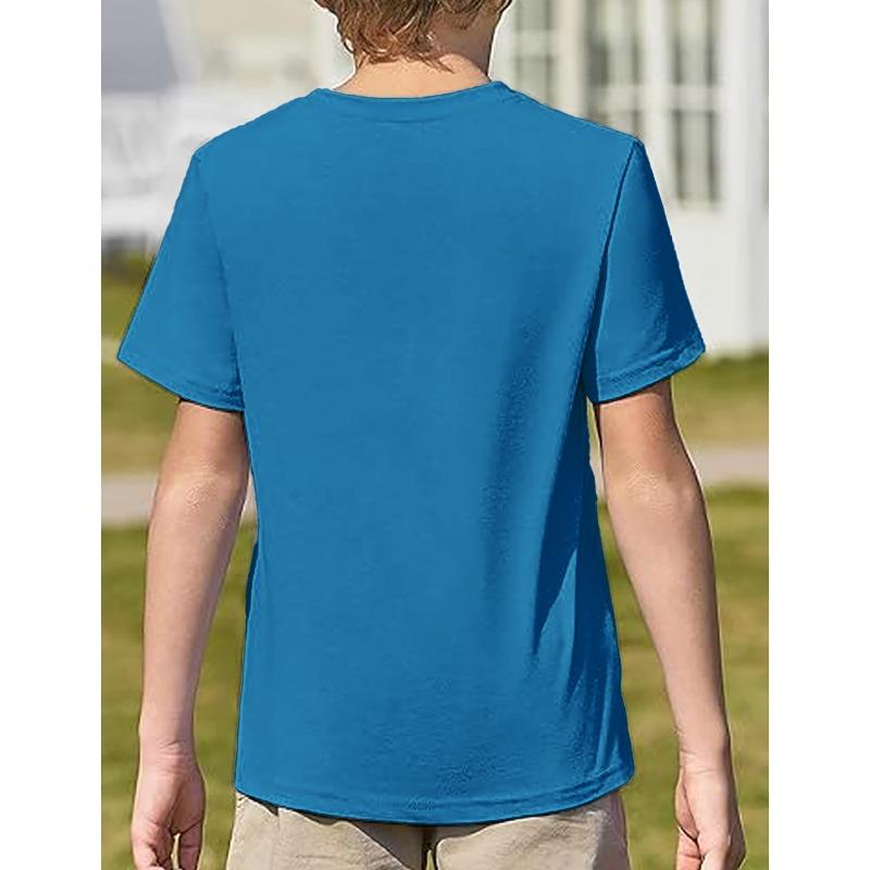 Summer Innovative M Chocolate Bean Children's 3D Printed Kids T-shirt Fun Casual Short Sleeves Sports Tees Fashion Streetwear