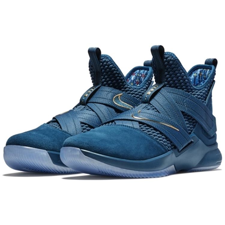 Nike LeBron Soldier 12 Sfg Epn Синий Золотой AO4055-400