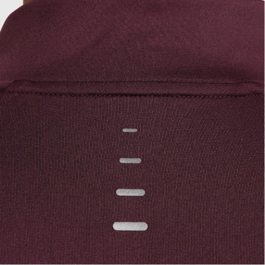 Nike Мужская беговая футболка с молнией на 1/4 Nike Dri-FIT ADV Stride Красный Сепия HV2181-652