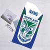 1pc Football34 Beach Towel with Custom Name, Beach/Swimming/Bath/Picnic/Camping Towel, Suitable for Seaside Beaches