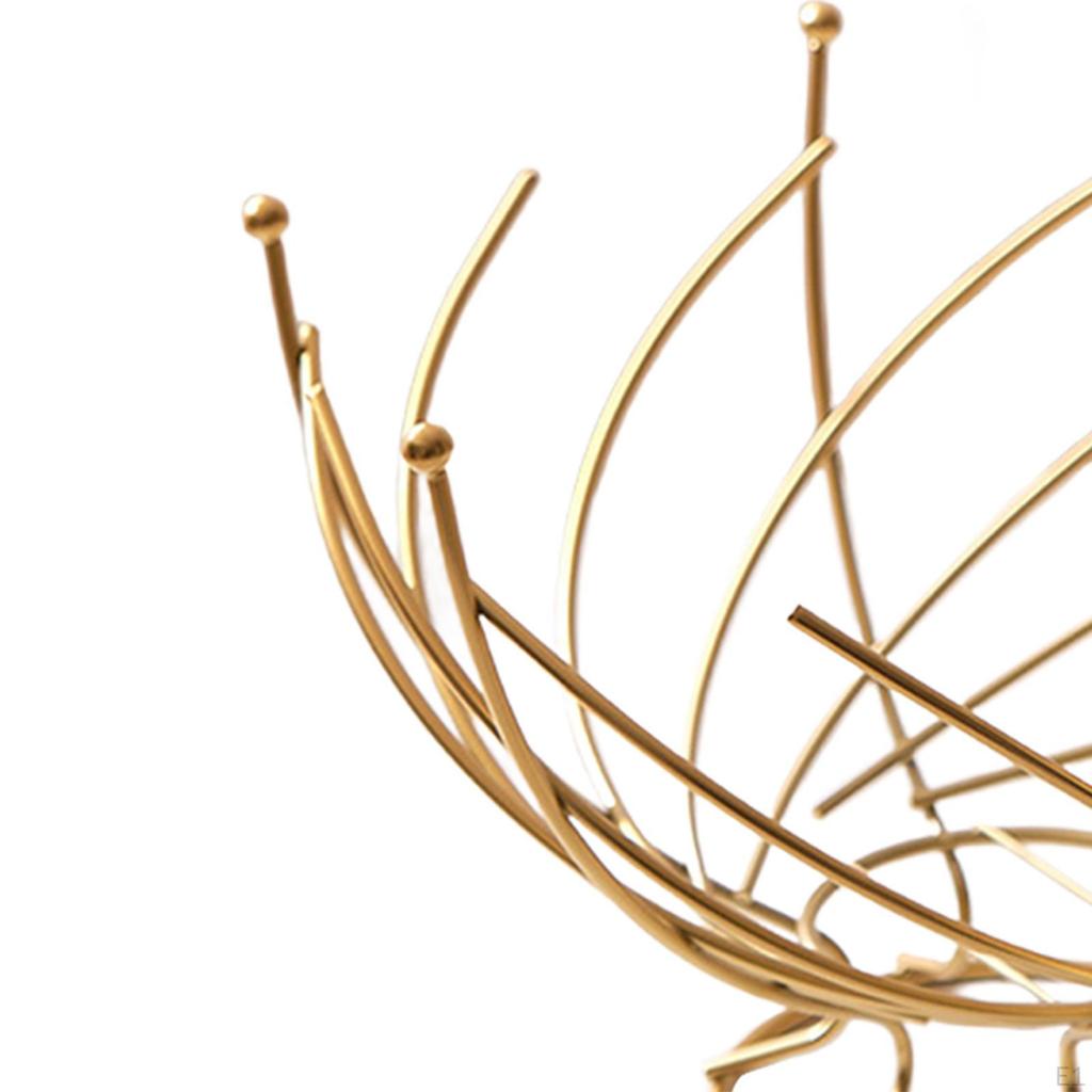 Fruit Basket Countertop Holder Decorative Stand Surable Creativity Bowl Plate for Living