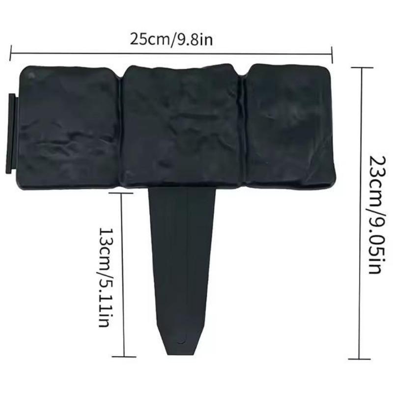 Садовый ПП Бордюр для ограждения, 8 шт. Домашний сад Бордюрное ограждение Пластиковый забор Камень Сделай сам Двор Ландшафт Растение Забор Подходит для газона Двор Цветок