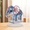 Красочный слон Декоративные аксессуары для дома для гостиной Кристальная акриловая скульптура