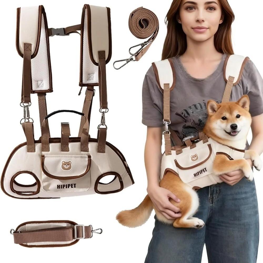 Wear-Resistant Dog Backpack Horizontal Dogs Transport Backpack Dog Carrier Bag Pet Supplies