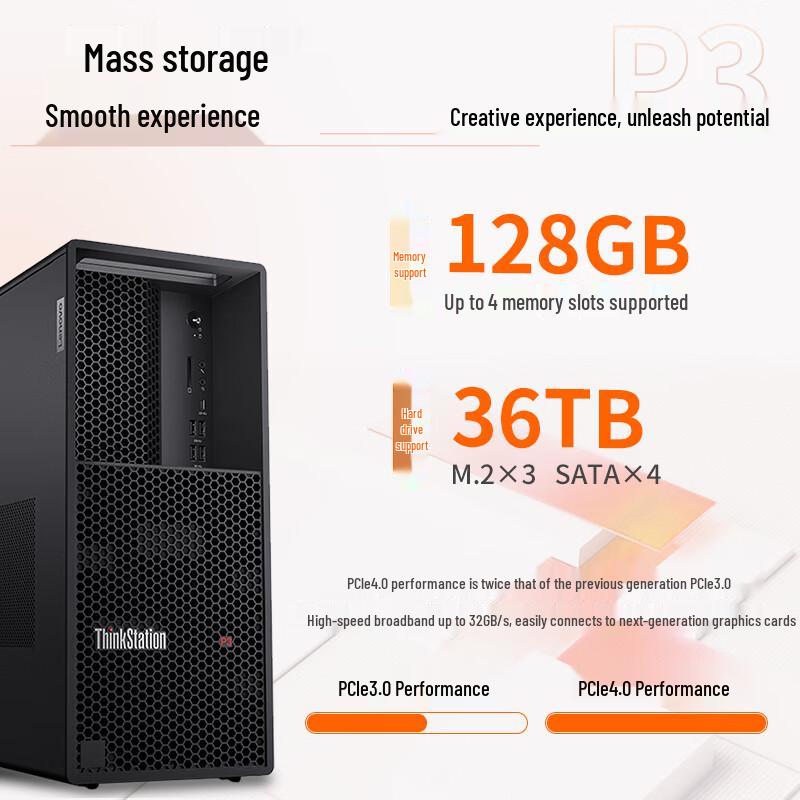 Lenovo ThinkStation P3 Tower Workstation (CN version)