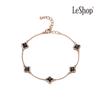 [leshop] Браслет с 14-каратным клевером (Позолоченный)_LJ0340BRB