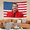 Гобелен Педро Паскаля Американский флаг Известный актер Принты Хиппи Домашний декор Спальня Общежитие Фоновая ткань Наружный декор Подарок для фанатов
