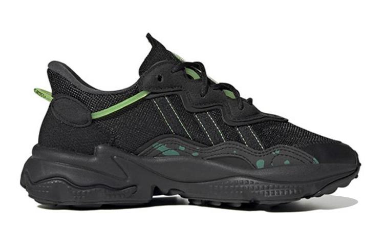 adidas Ozweego Черный Солнечно-Зеленый GS HQ1637
