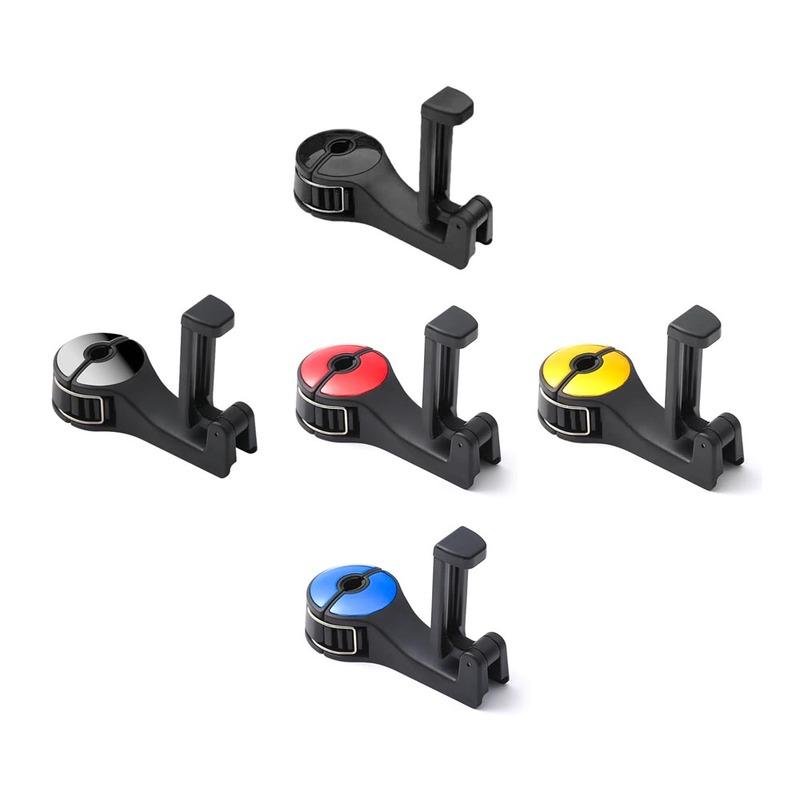 1Pc Hidden Car Hook Phone Holder Car Seat Headrest Hook Universal Car-mounted Multi-functional Mobile Phone Holder Car Accessory