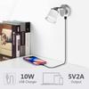 RV LED 12V Светодиодный светильник для чтения USB-порт Лодка Интерьер Книга Настенный светильник Прикроватный теплый