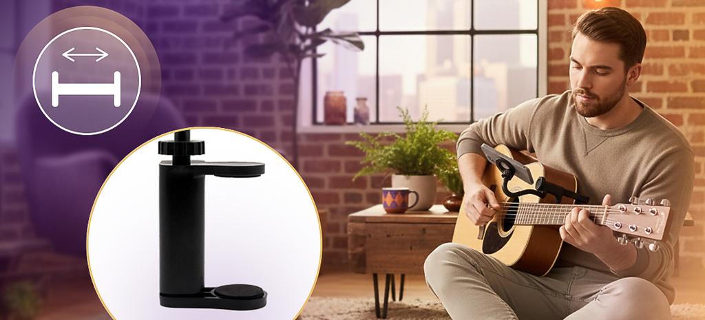 MusicMate MM-AG50 ChordHolder Smartphone Guitar Holder