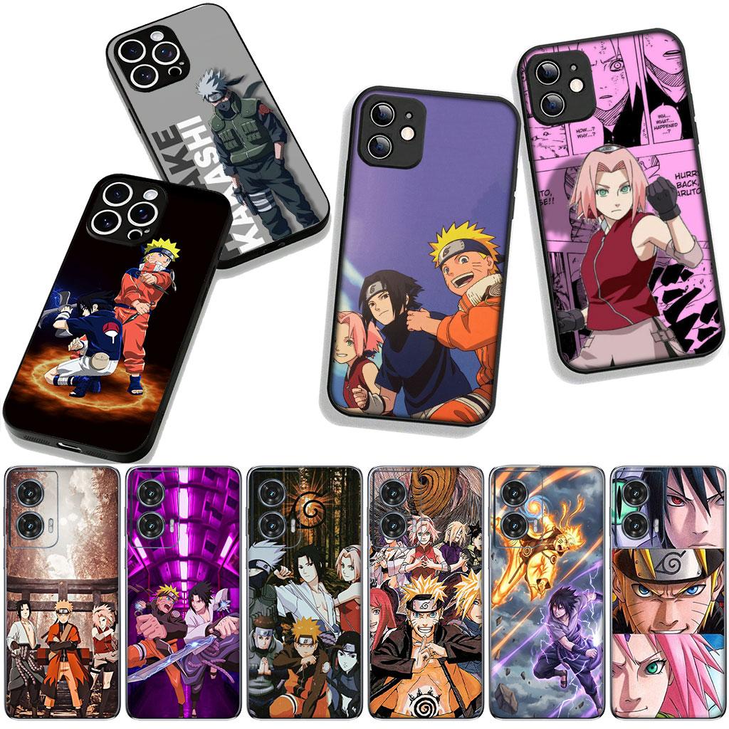 for Samsung Galaxy S25 S24 S22 S23 FE Ultra Plus A56 A05 A06 A15 A16 A55 S7 Edge Phone Case Narutos Haruno Sakura Kakashi Sasuke
