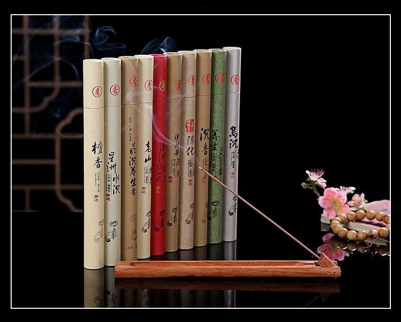 10Pcs/Set Natural old Sandalwood Incense Gift Set Agarwood Insense sticks Aromatherapy Sage Aromatic Stick Aroma Scented Scent
