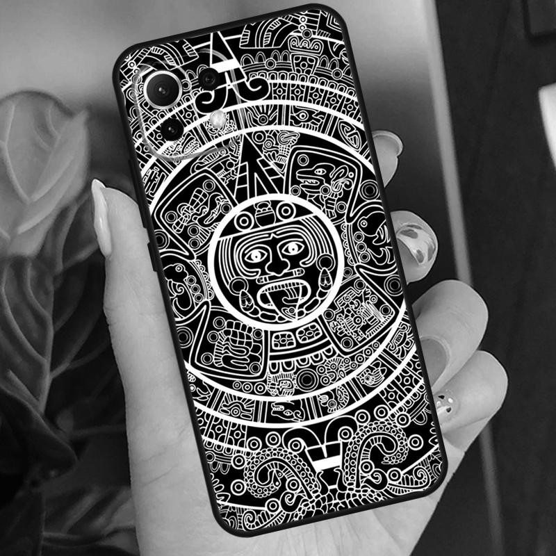 Чехол с календарем Майя для Xiaomi 15T 14T 13T Pro 14 15 Ultra 17 Pro Max POCO X7 F8 Pro X5 X6 F5 F6 F7 Чехол