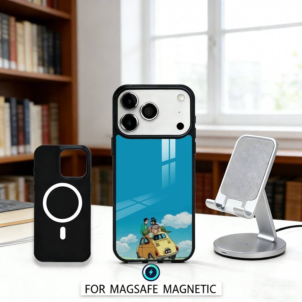 L-Lupin Anime T-Third Phone Case For iPhone 17,16,15,14,13,12,Pro,Max For Magsafe Magnetic Wireless Charging