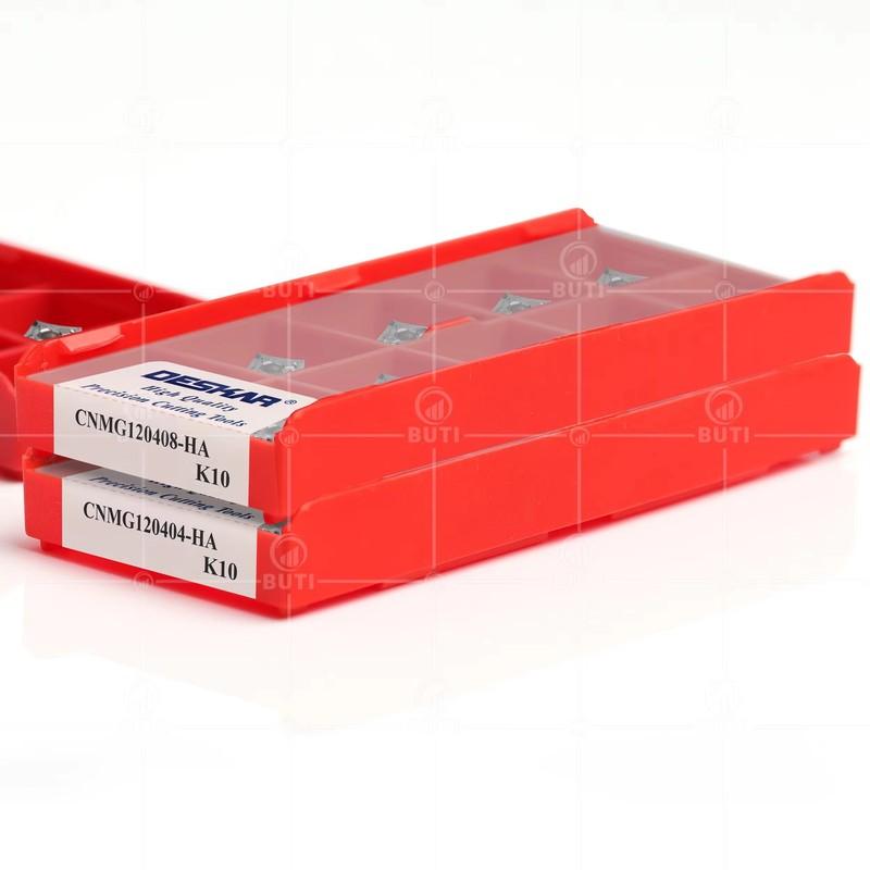 CNMG120404 K10 CNMG120408 HA K10 Processing Aluminum External Turning Tool Numerical Control Cutting Blade DESKAR 100% Original