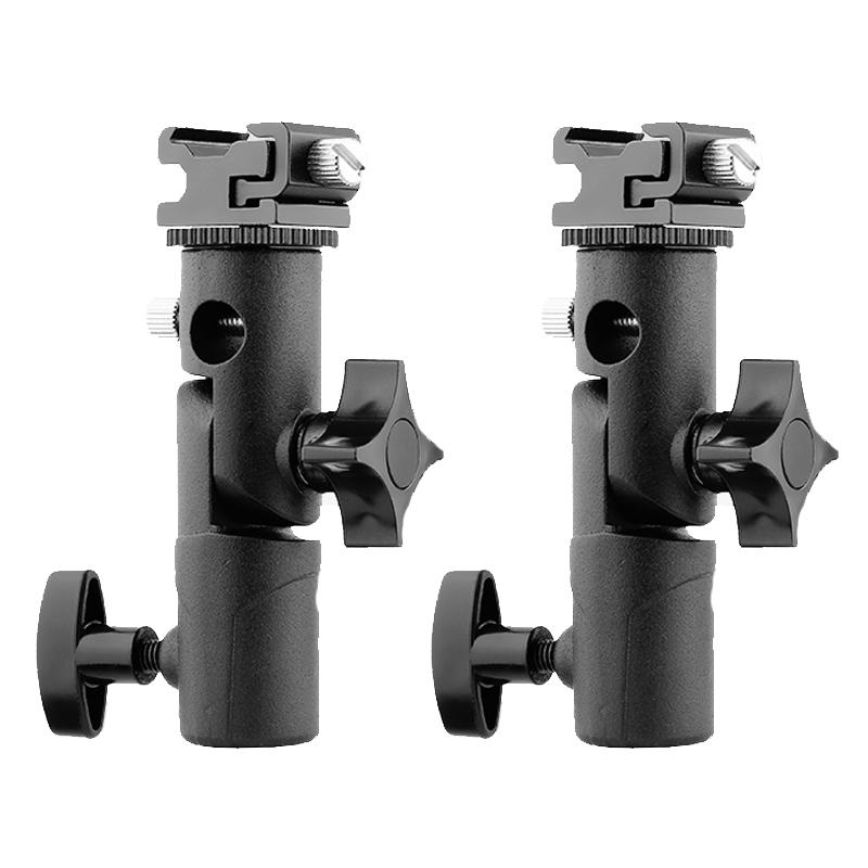 Крепление для вспышки Speedlite, поворотный кронштейн для стойки с подсветкой, с держателем для зонта и отражателя для Canon Nikon Yongnuo Godox