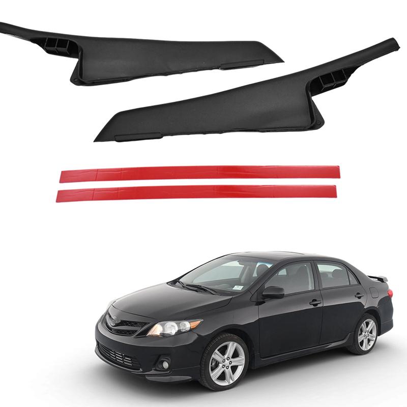 Car Front Windshield Wiper Side Trim Cover Water Deflector Cowl Plate For Toyota Corolla 2007 2008-2013 53824-02020 53823-02020