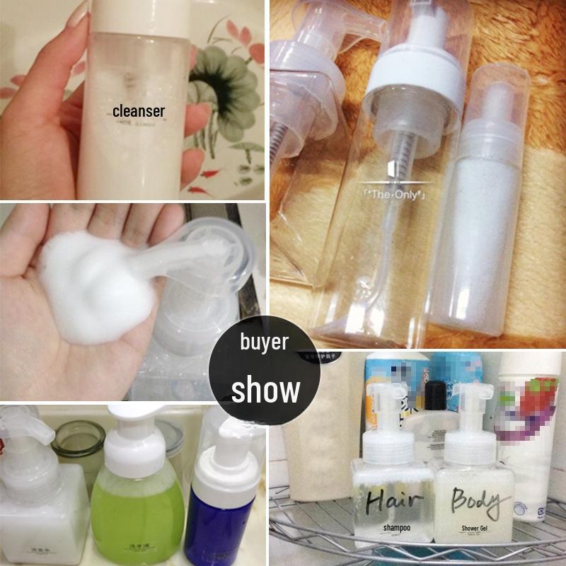 Пенящийся флакон для очищающего средства для лица, мыла для рук и шампуня - многоразовый и пустой дозатор для косметической пены