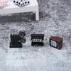 Ретро Кукольный домик Украшения Игрушка Домашний декор Мини Пианино Модель ТВ Мебель Фигурка Телефон