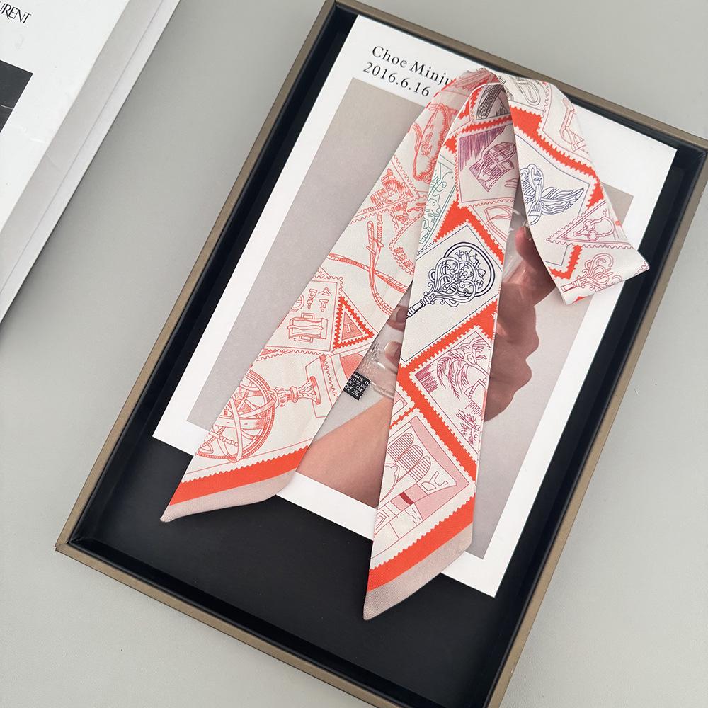 Женская сумка-обертка с твиловой лентой в корейском стиле и шейный платок