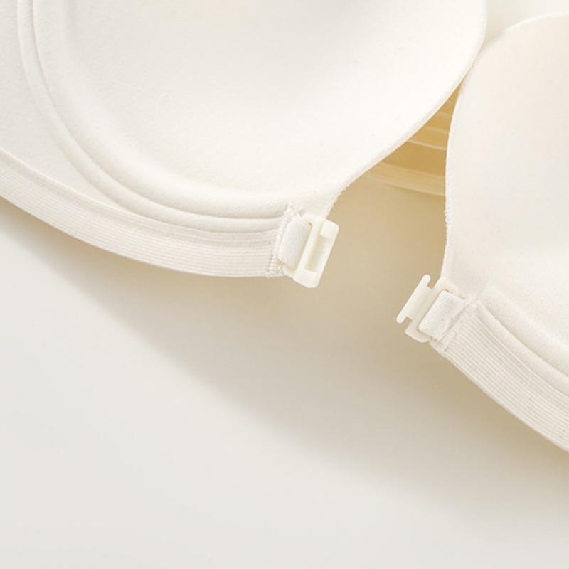 Весна и лето, новое красивое нижнее белье с пряжкой сзади и спереди, красивая грудь, сотня с глянцевым простым бюстгальтером