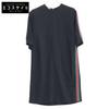 528977 2018 Black Stretch Viscose Tunic Dress Dress 38 blackUsed