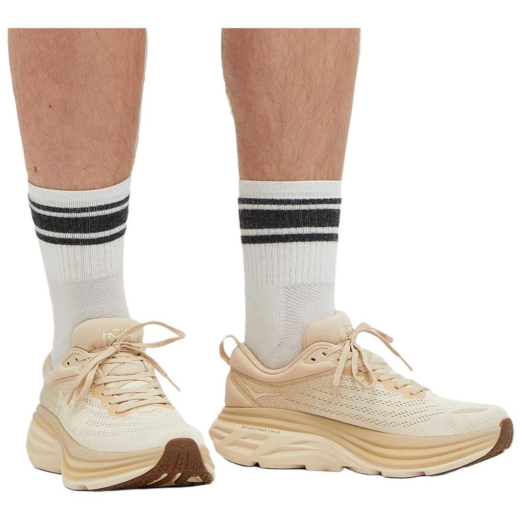 HOKA Bondi 8 Shifting Sand Vanilla Мужские кроссовки Кремовые 1123202-SHF