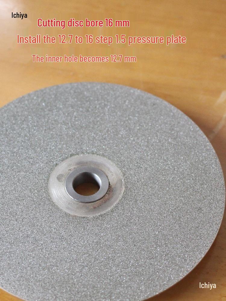 12.7mm Press Plate Pad & Cover - Reducing Ring for 16-32mm Saw Blade/Wheel Installation