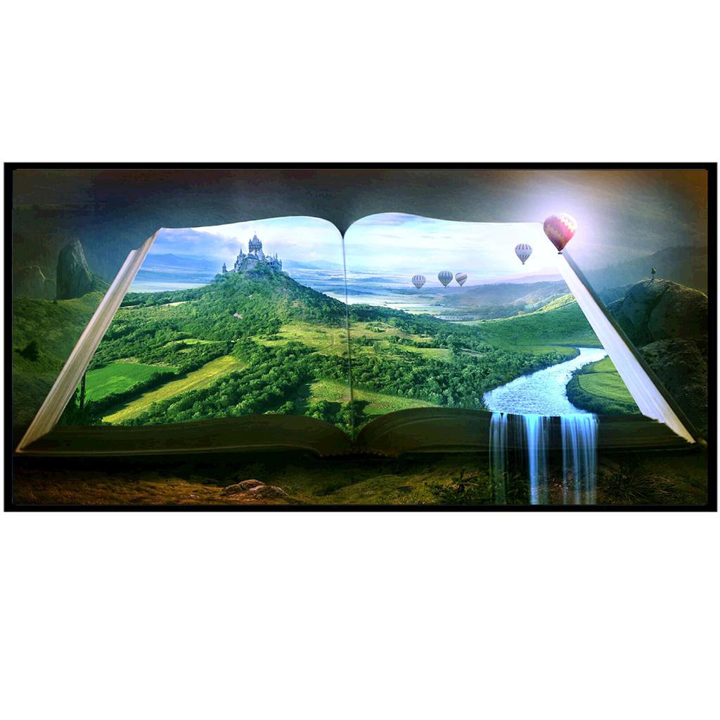 5D Diy Diamond Painting Landscape Imitation Cross Stitch Kit Embroidery Art Mosaic Rhinestone Decorative Painting