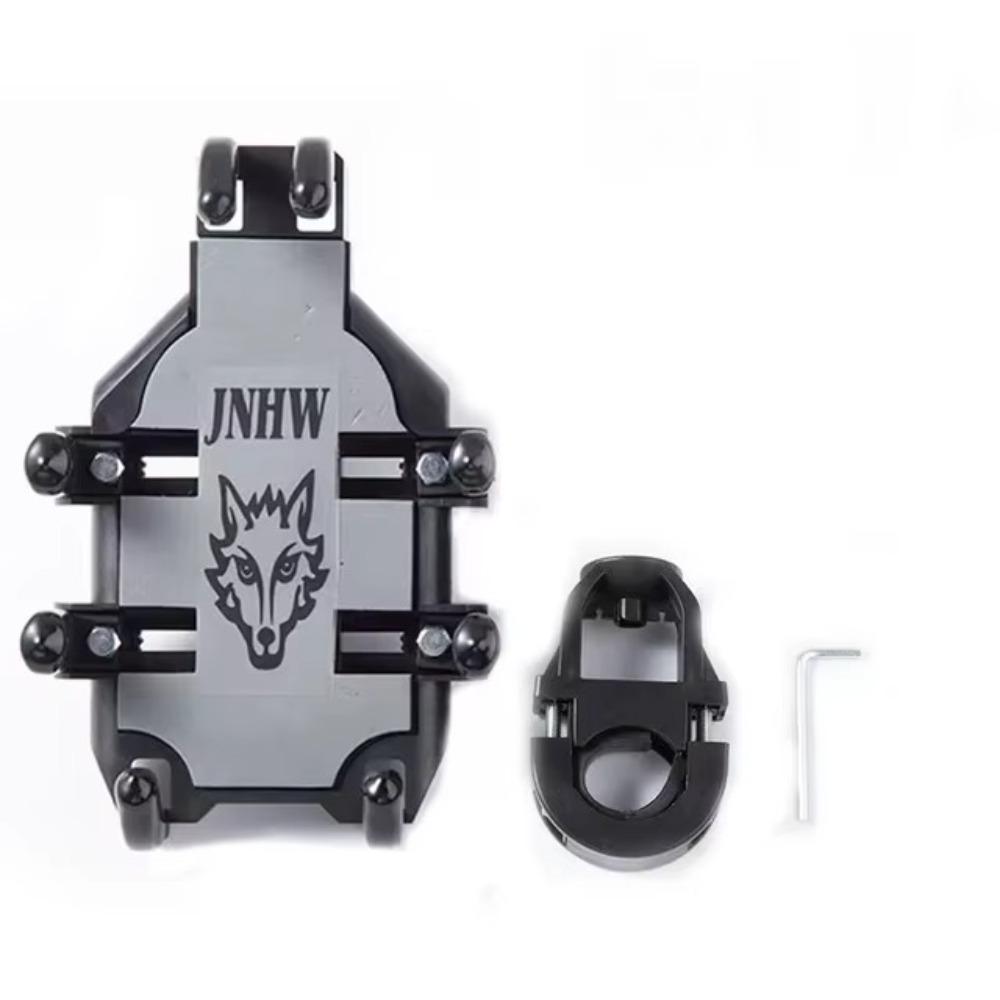 Black Phone Holder Aluminum Alloy Bicycle Holder Individuality Handphone Holder Universal