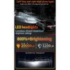 H4 Car LED Headlight Bulb CSP Fan With Canbus High & Low Beam Car Light Turbo Led Diode Lamp Auto Motorcycle CSP 6500K 12V